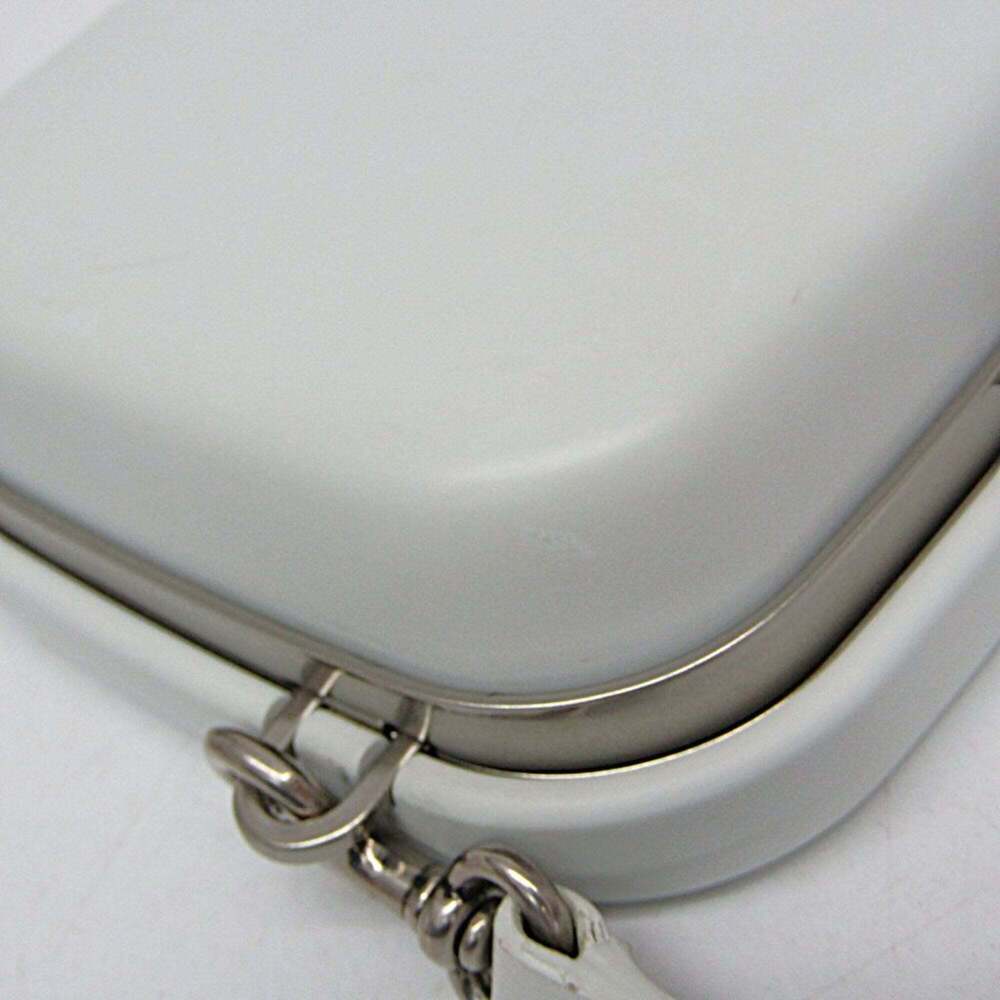 Balenciaga Lunchbox Mini Case 638324 Women's Plastic,Leather Shoulder Bag White - Picture 8 of 16